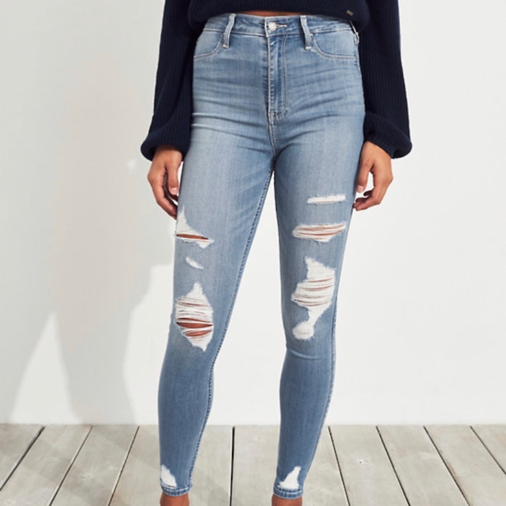 Hollister ultra high rise skinny jegging